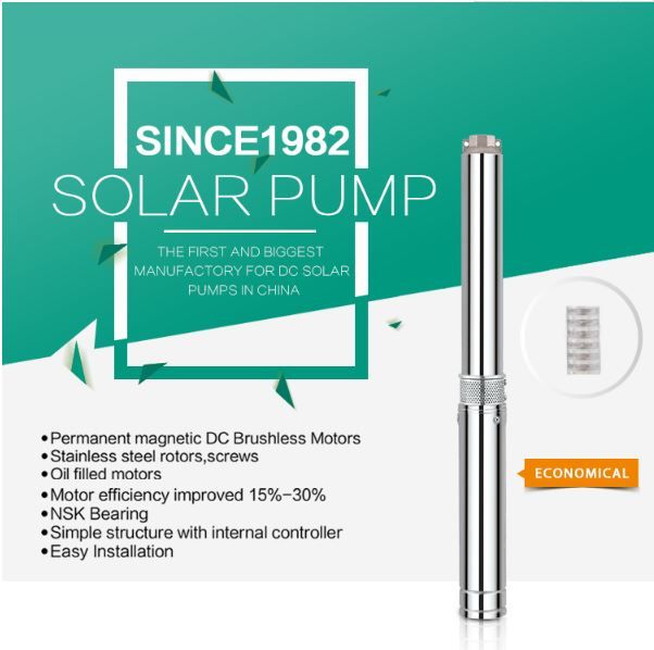 Taifu solar pump economical stainless steel 3 inch submersible dc mini water pump