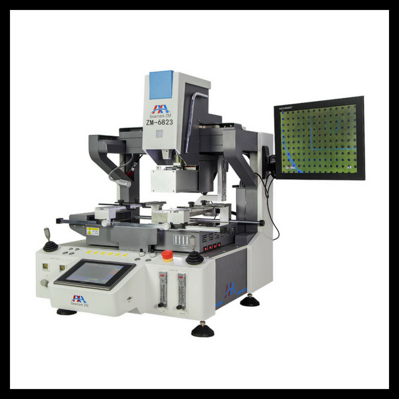Industrial Seamark Zhuomao New HIGH efficient ZM-R6823 7830A Full automatic BGA Chip rework machine for SMT Computer PCB Chips Rework