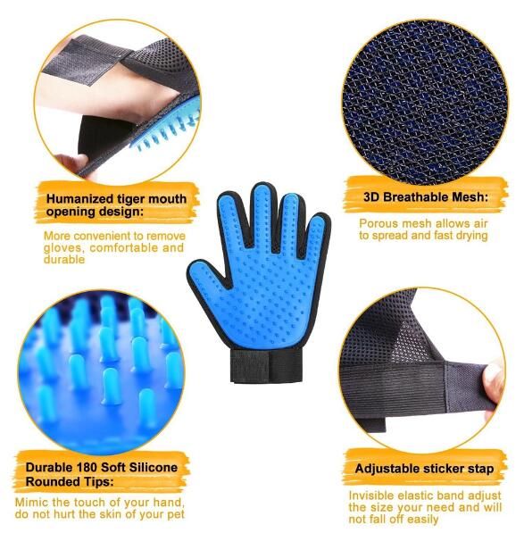 Pet Cleaning Products Grooming Brush Deshedding Brush Glove Manufacturer