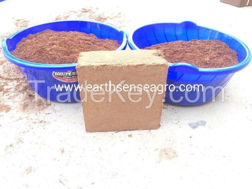 Unwashed Coir Coco Peat 5Kg Block Growing Medium