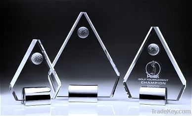 Crystal trophy