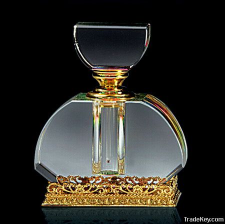 Crystal perfume bottle