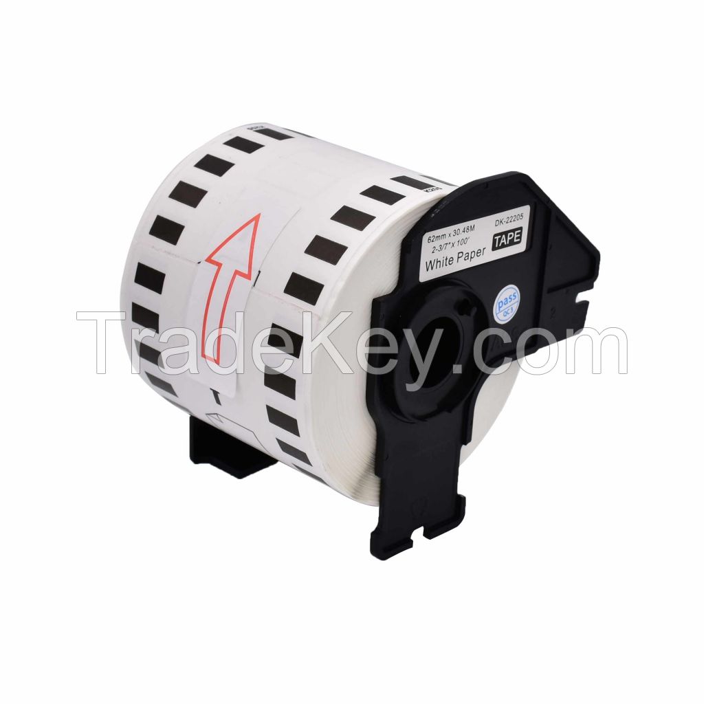 Compatible Dk-22205 Label Paper Roll With Good Factory Price