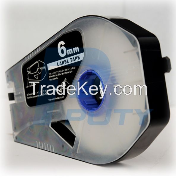 New Products Compatible 6mm White Ch1106w Label Tape Casstte For Canon Cable Id Printer Mk2000