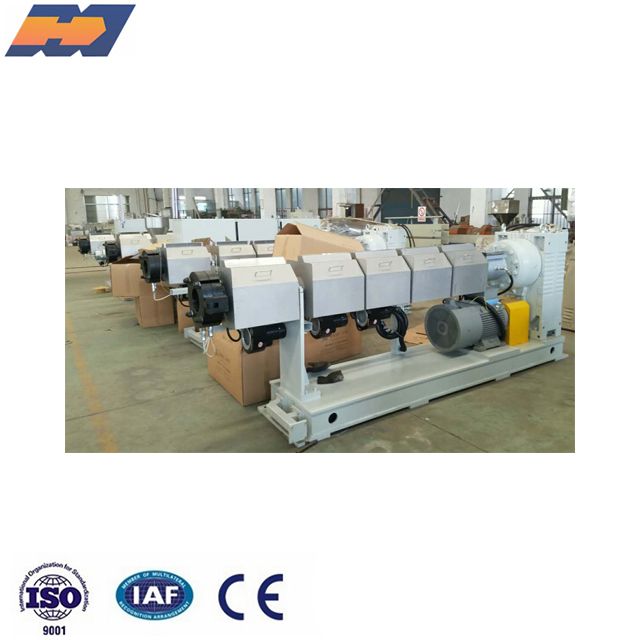 Plastic PVC PS PP PE ABS TPU TPV PPR PEX PERT granules single screw extrude machine extruder