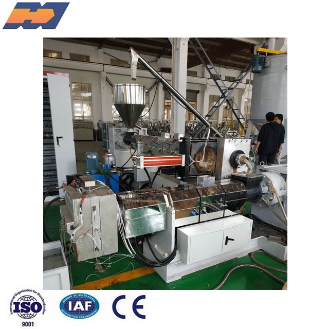 Plastic PP PE PS EPS PVC waste product recycle granulating single screw extrusion making machine