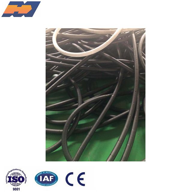 Plastic PPB PP PE PVC corrugated pipe extrusion making machine production line