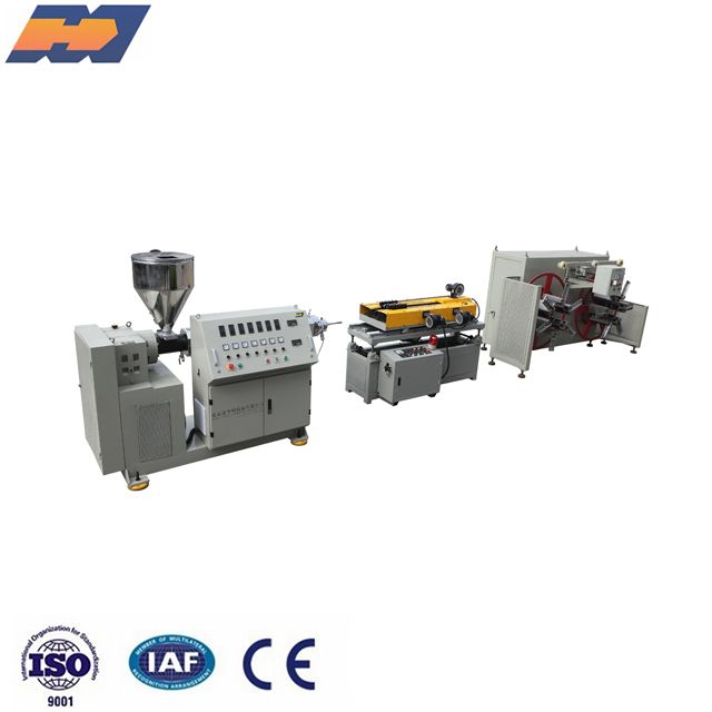 Plastic PPB PP PE PVC corrugated pipe extrusion making machine production line