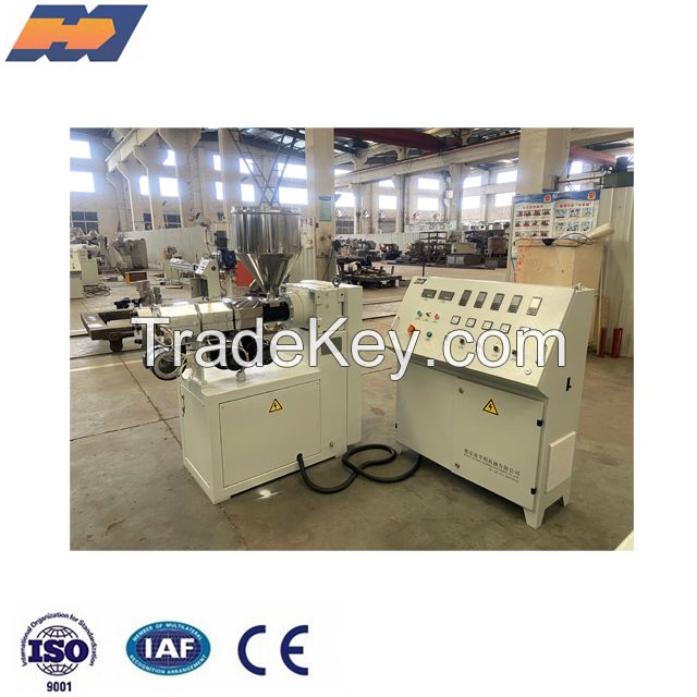 Plastic PS PP PE ABS TPU TPV PPR PEX PERT single screw extruder machine