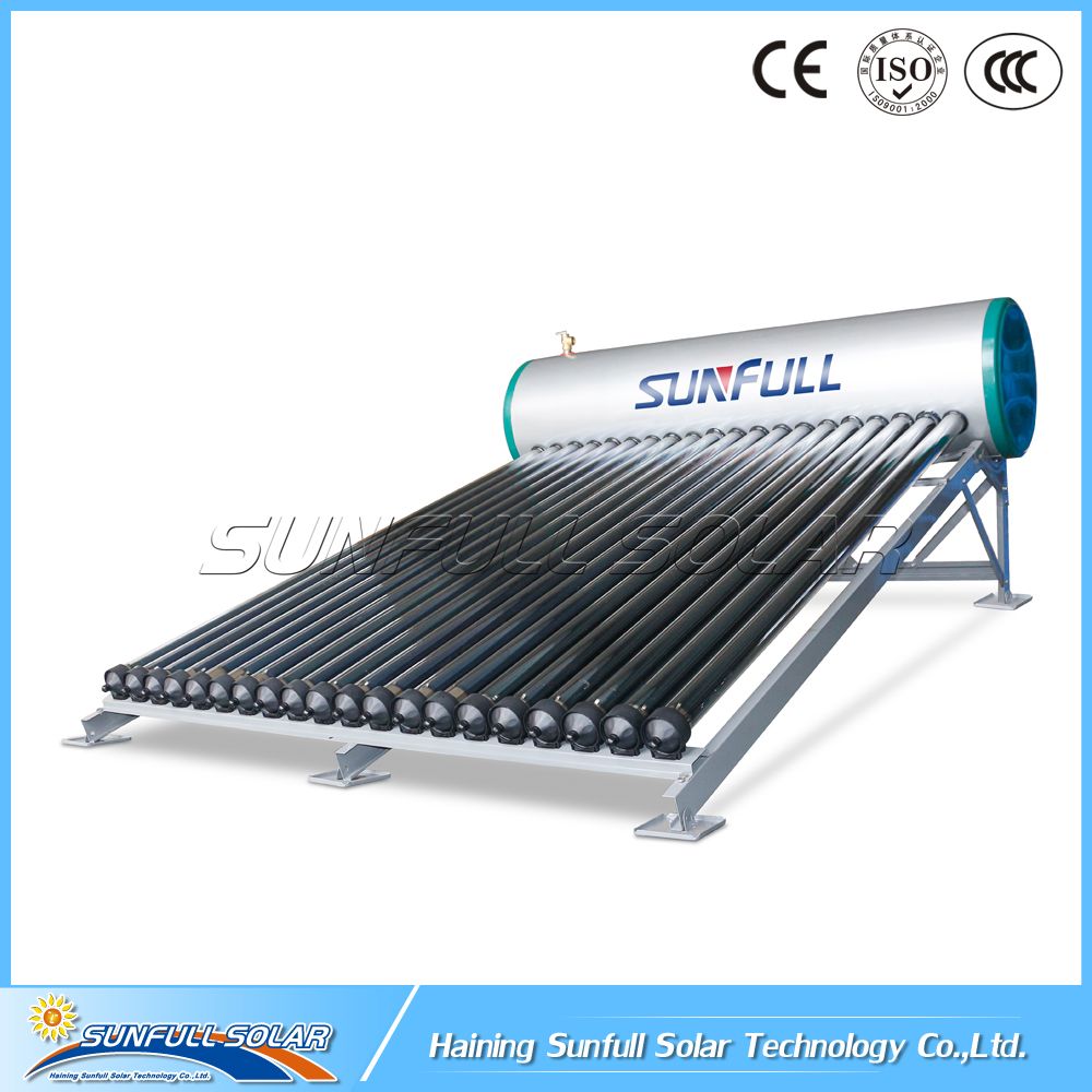 200L Integrate heat pipe pressurized solar water heater