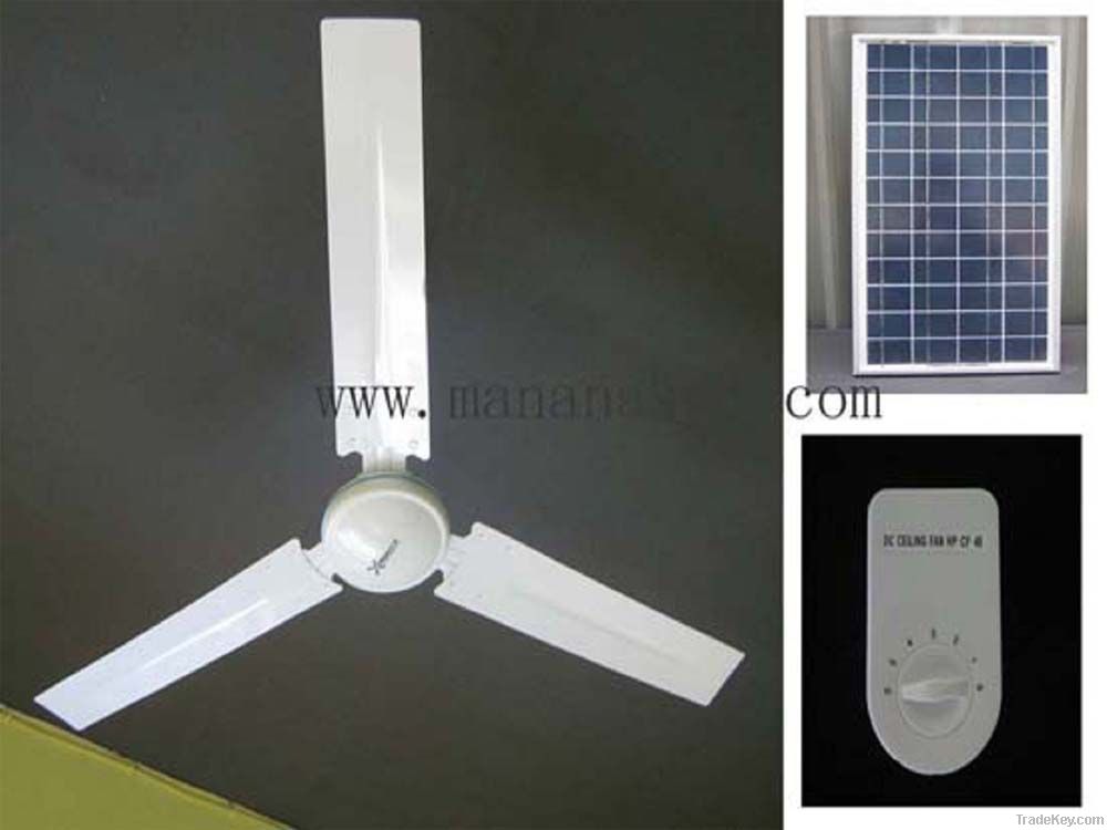 Solar Ceiling Fan 48'' DC