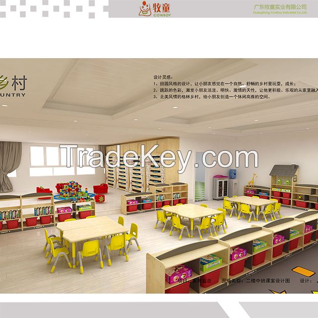 China kids kindergarten school furniture supplier