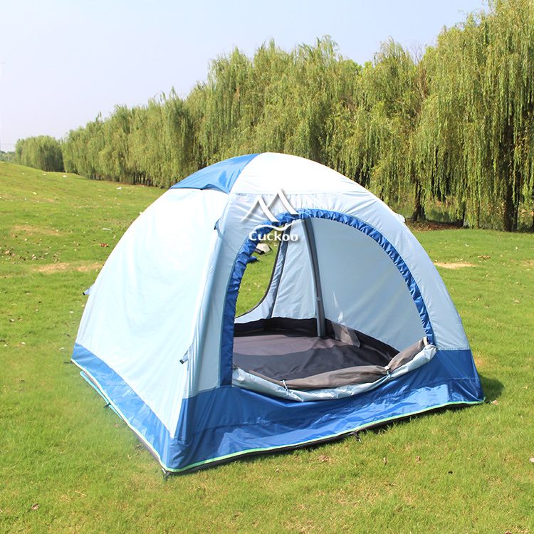 Outdoor Portable Durable Traveling 2 person Inflatable Camping Family Tent 