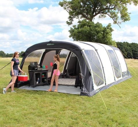 Outdoor Portable Durable Traveling 5 person Inflatable Camping Family Tent 