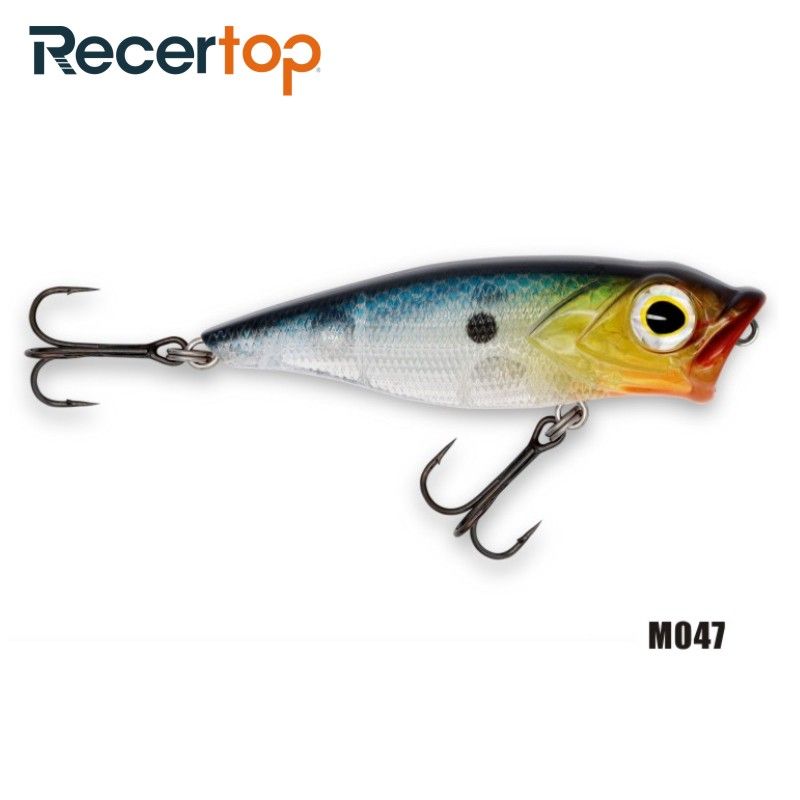 Recertop Big Open Mouth Top water and Ripple Maker Fishing Lure Popper