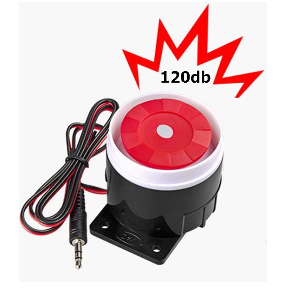 mini external speaker siren alarm 120db