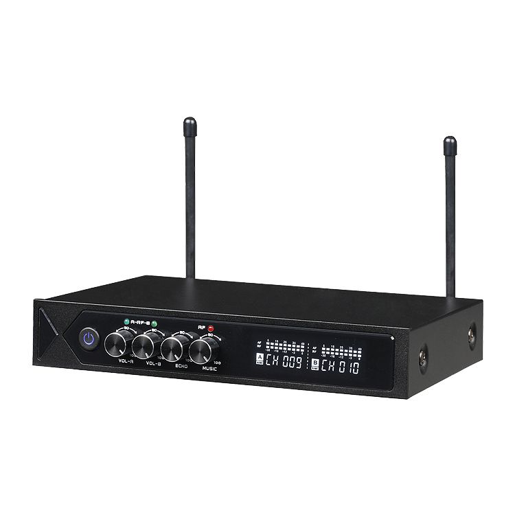 UHF dual handheld wireless microphone for home thater system