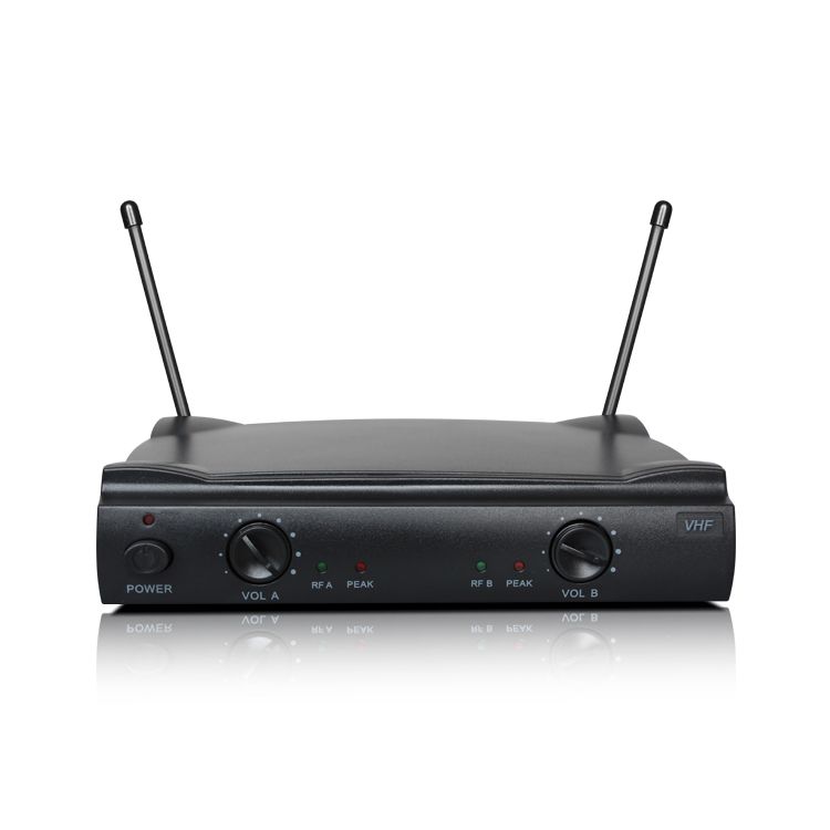 VHF dual handheld wireless microphone for home theater system