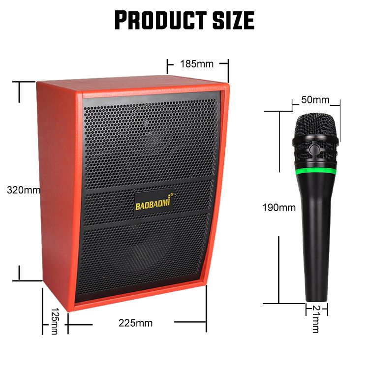 bluetooth  portable speaker with wireless microphone for computer
