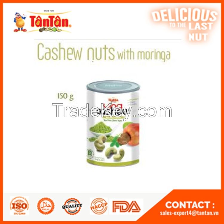 CASHEW NUT with MORINGA Coated - Healthy Products Vietnam Origin