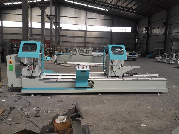 PVC Door Window  Frame  Double Head Precision Cutting Saw Machine