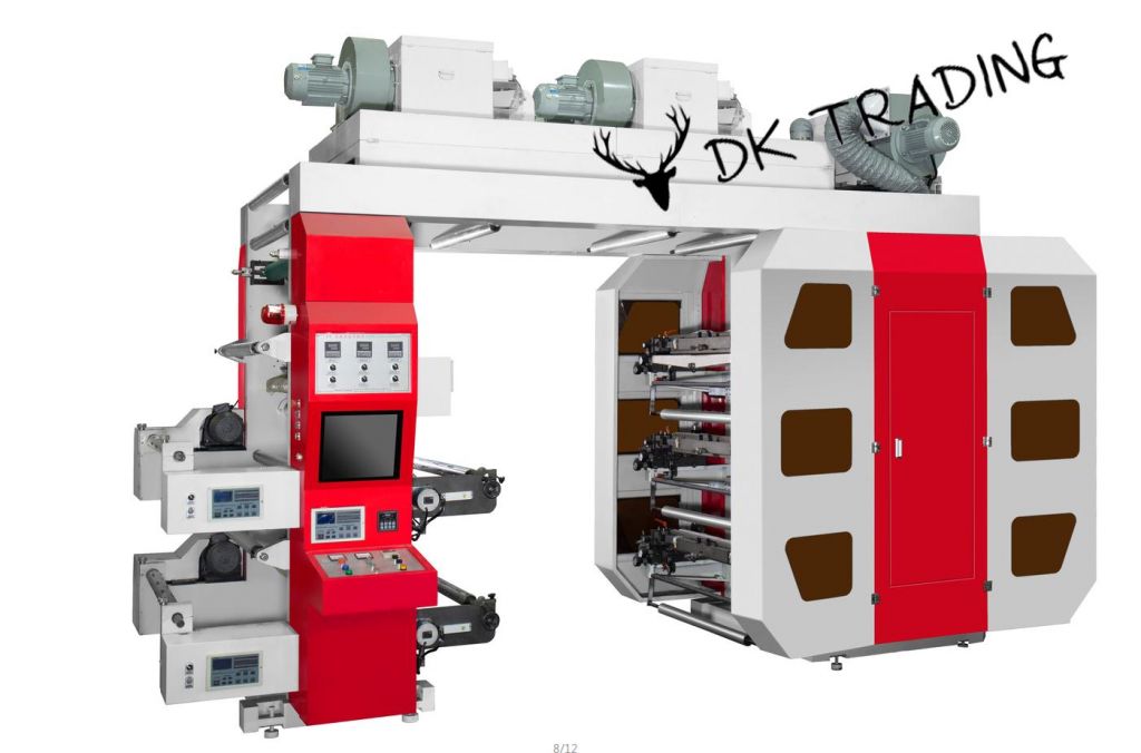 6 Color Flexo Printing Machine For Printing Paper