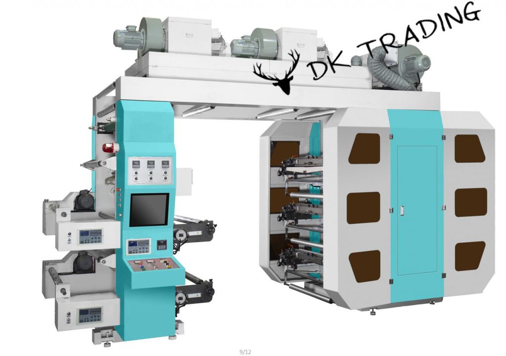 6 Color HDPE/LDPE  Flexo Printing Machine