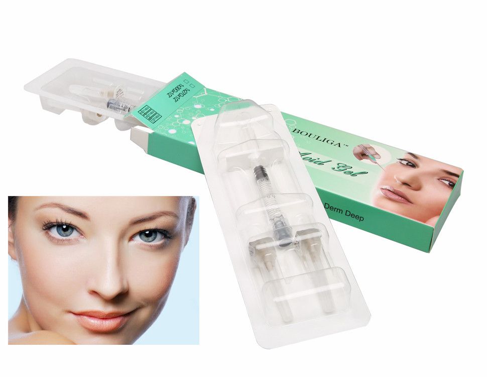 2ml cross linked beauty personal care derm  acid hyaluronic filler injection for lip filler nose filler