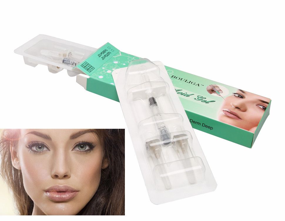 2ml  beauty personal care cross linked derm hyaluronic acid filler injection for treat facial wrinkles and etched furrows