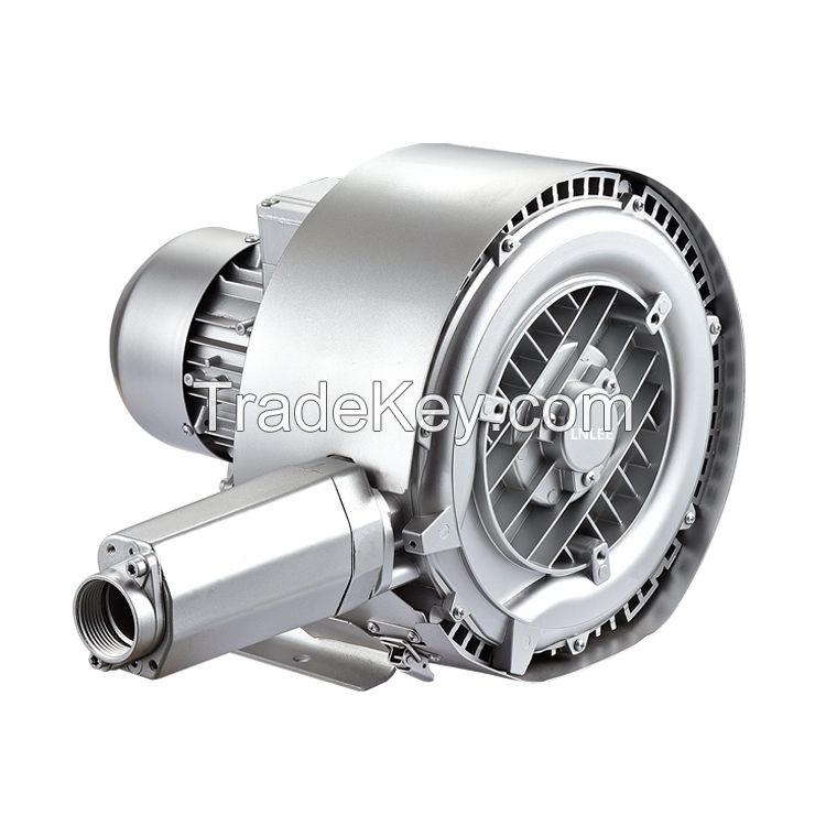 Shenzhen Lnlee Lnd2200s Double Stage Ring Blower 2200w 2.2kw Food Processing Ring Blower