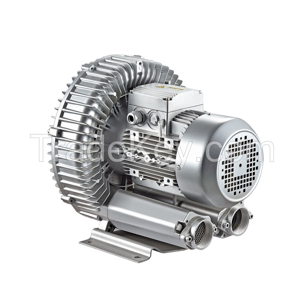 Shenzhen lnlee LN15000S High Pressure Ring Blower 15kw Pneumatic Suction Side Channel Blower