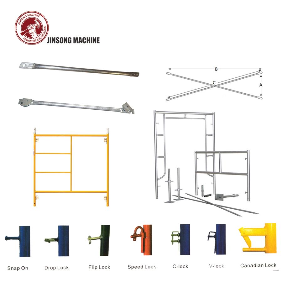 Manufacturer Mason Walk Through Scaffolding Frame For Construction