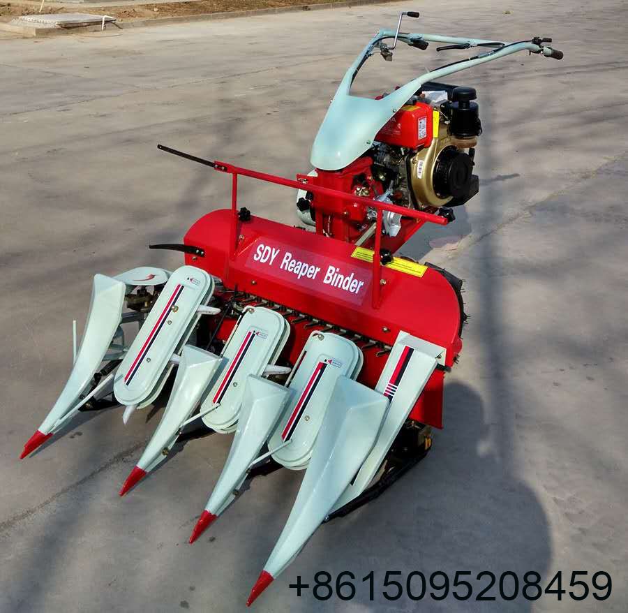 Wheat harvester reaper binder