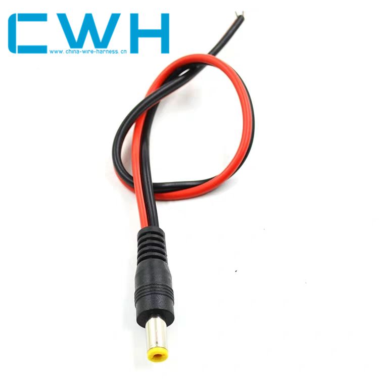 CWH custom wire harness DC power supply male connector cable electronic cable assembly