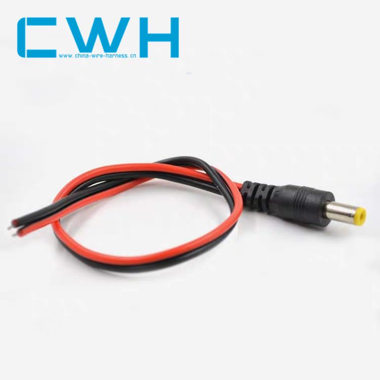 CWH custom wire harness DC power supply male connector cable electronic cable assembly