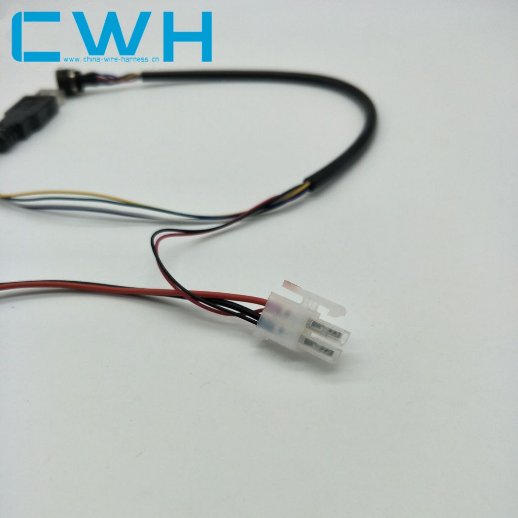 CWH custom wire harness USB electronic amphenol connector PCB cable assembly