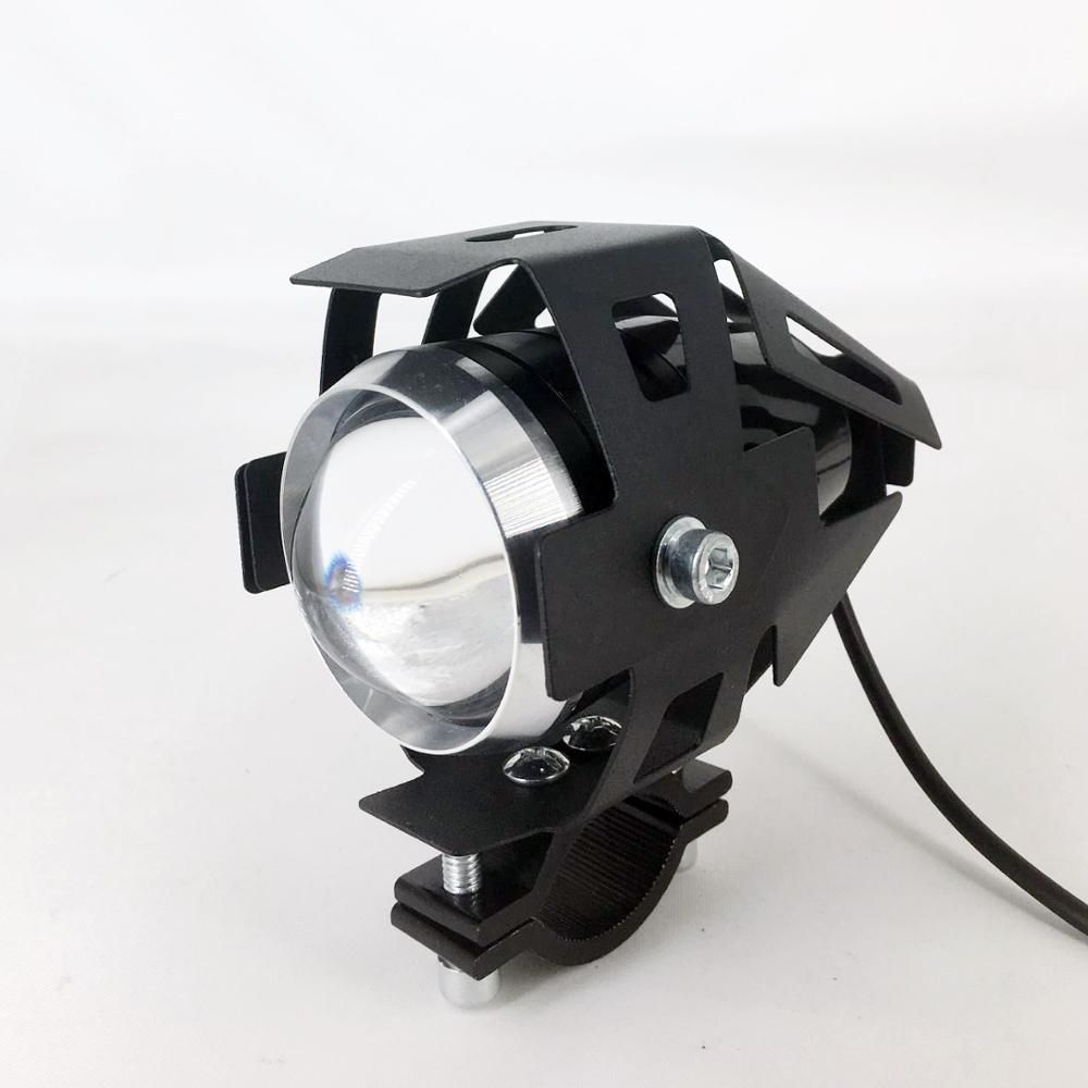 2019 Hot Sales Motorcycle Headlight U7 Angel Eye Headlamp Waterproof With Multi-color Led Light