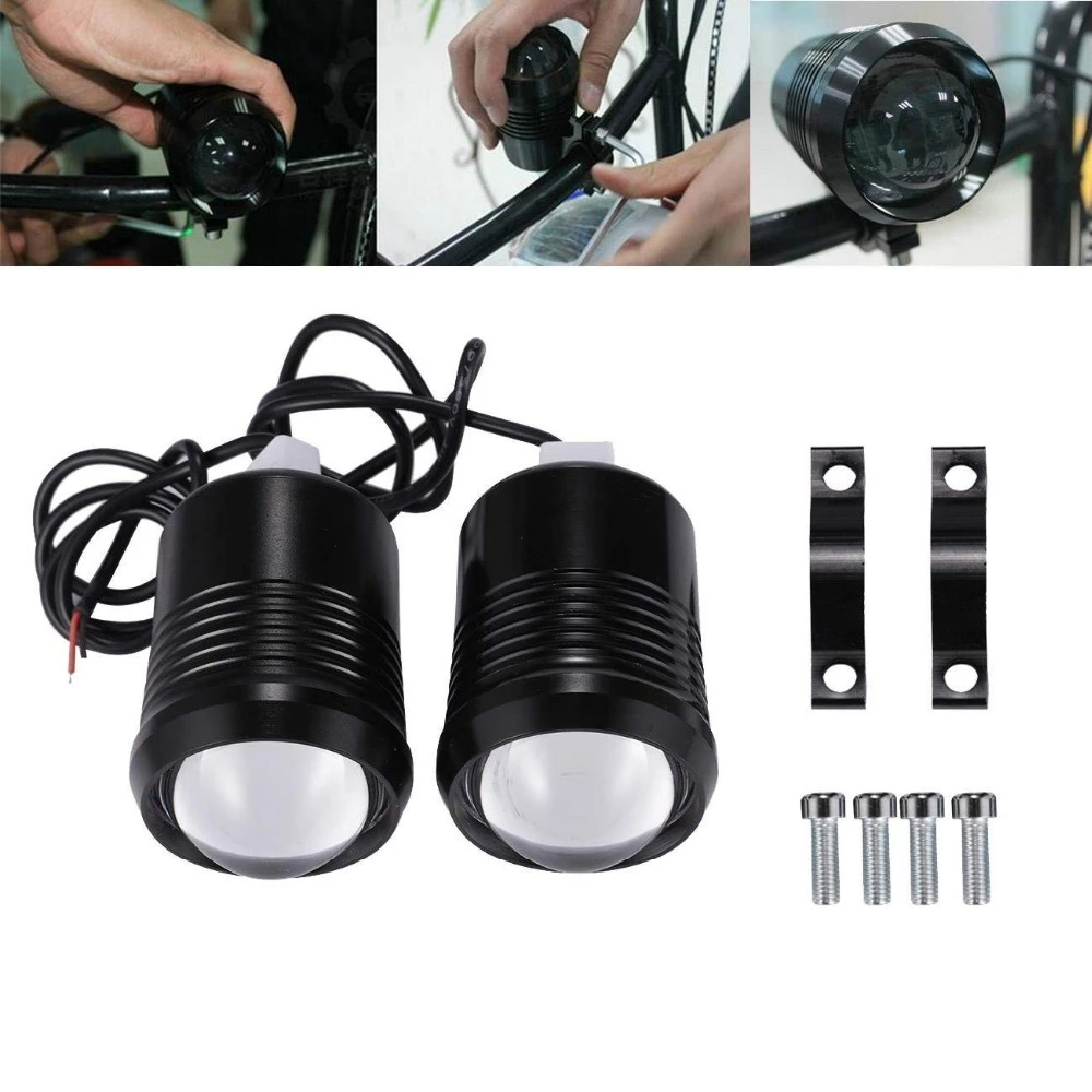 U2 12v led motorcycle light mini fog lamp for motorcycle Waterproof headlight for motorcycle