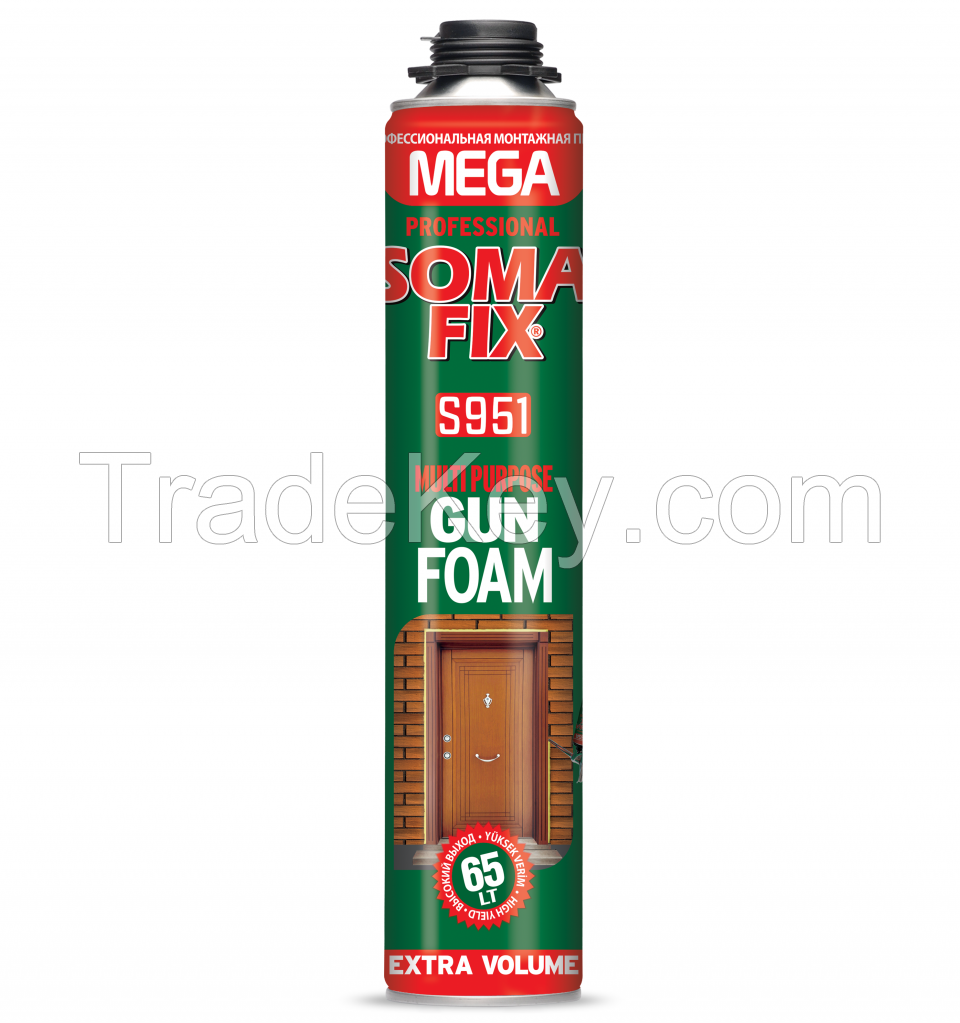 SOMAFIX MEGA POLYURETHANE GUN FOAM S951