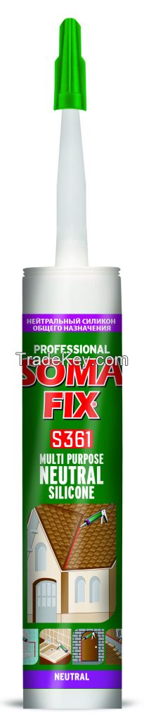 SOMAFIX MULTI PURPOSE NEUTRAL SILICONE S361