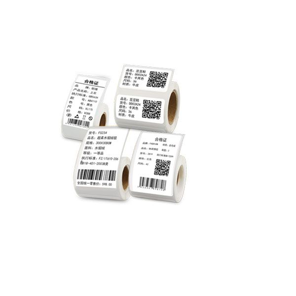 Thermal Paper adhesive sticker Labels Barcode QR Code Label for Thermal Printer DP23S
