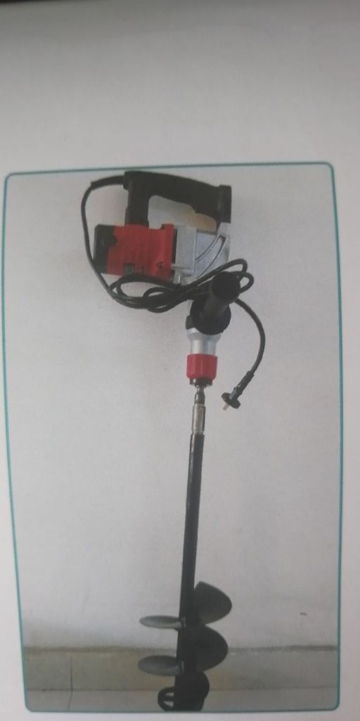 Electric hammer drill material mixing drill