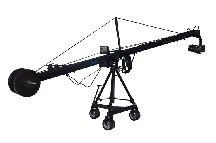 Professional heavy video camera jib12m 2 axis jimmy jib