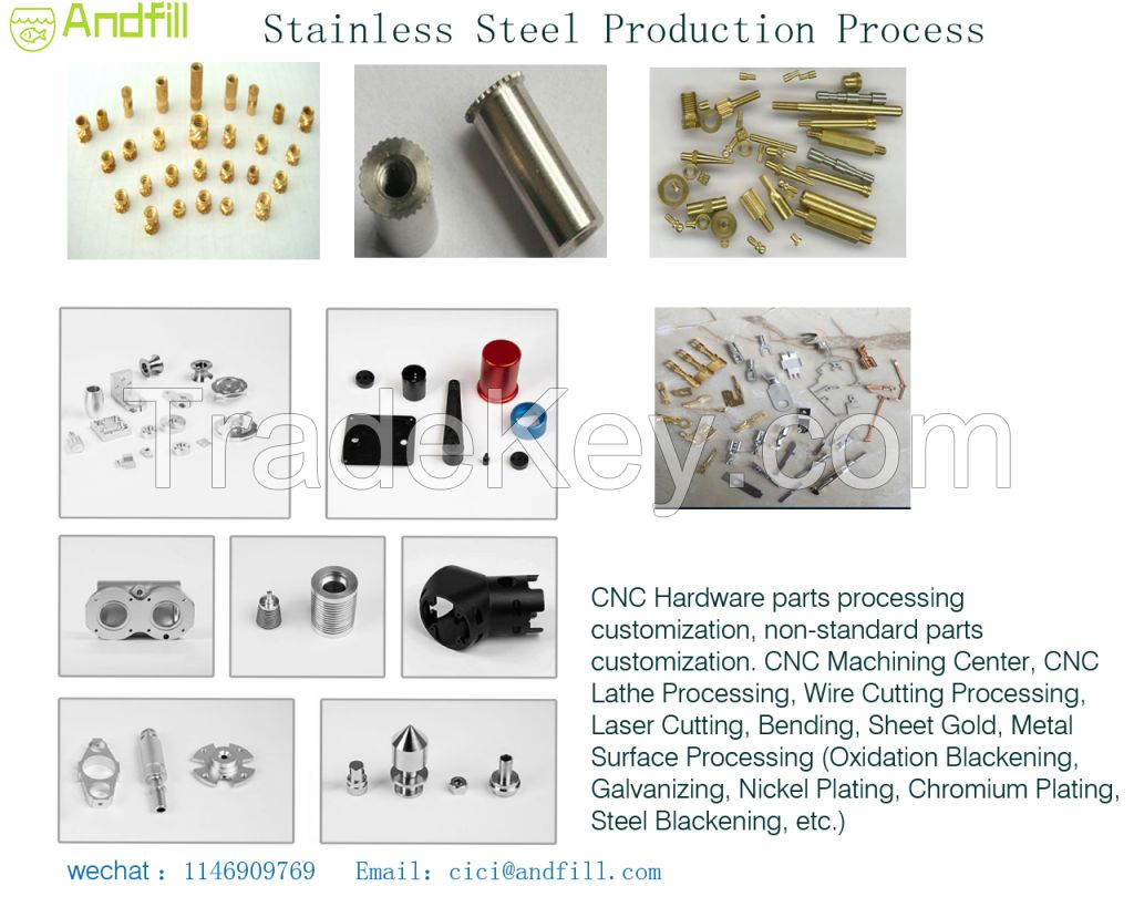 stainless steel production  parts processing