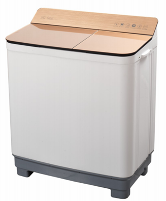 Semi automatic washing machine twin tub washing machine with glass lid