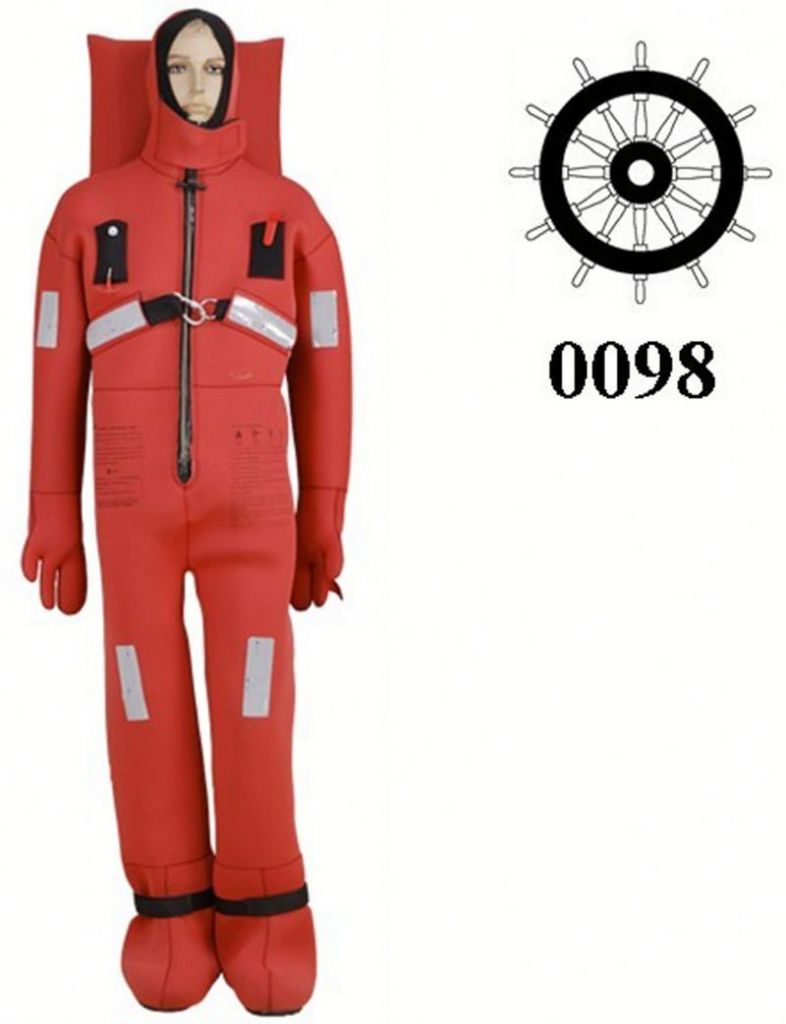 Solas lifesaving fire fighting suit marine immersion suit