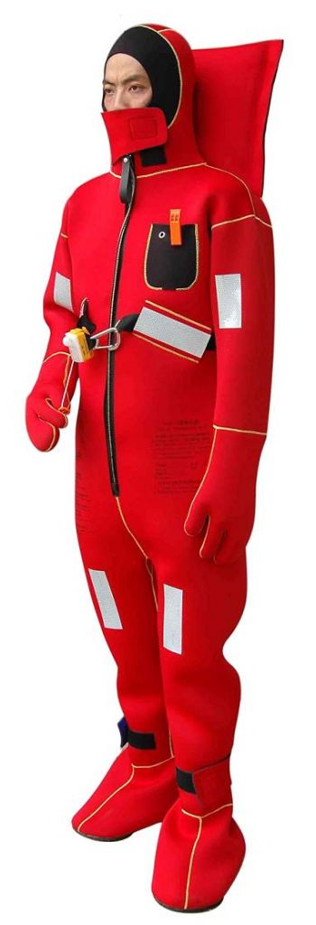 Solas lifesaving fire fighting suit marine immersion suit