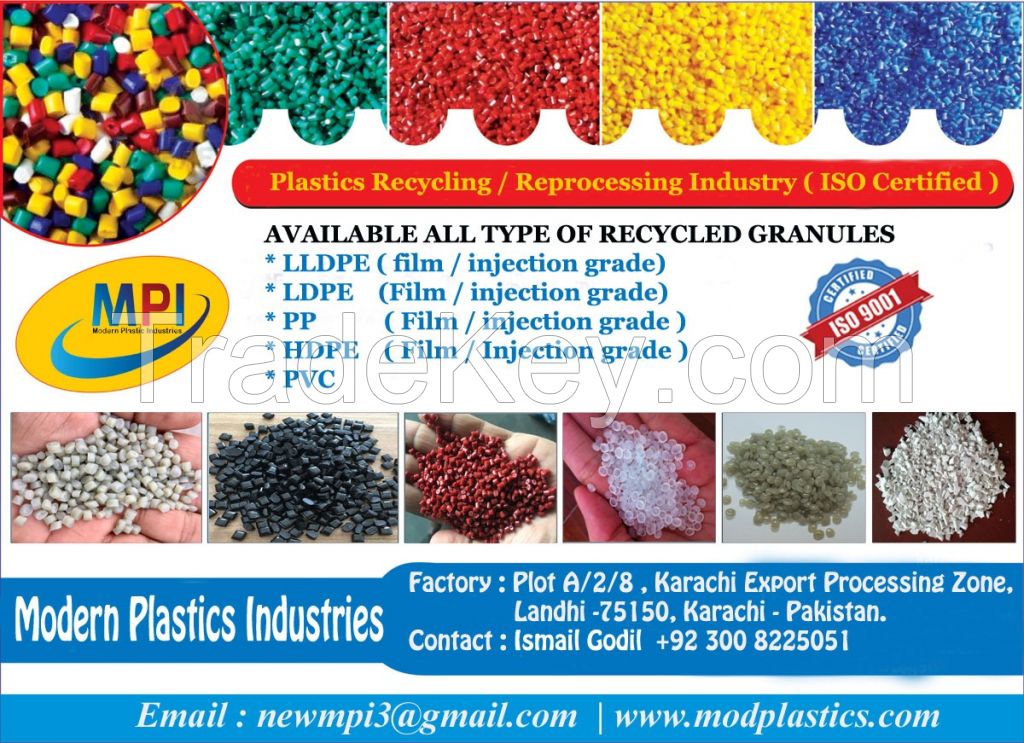 Available All Type Of #recycled #granules