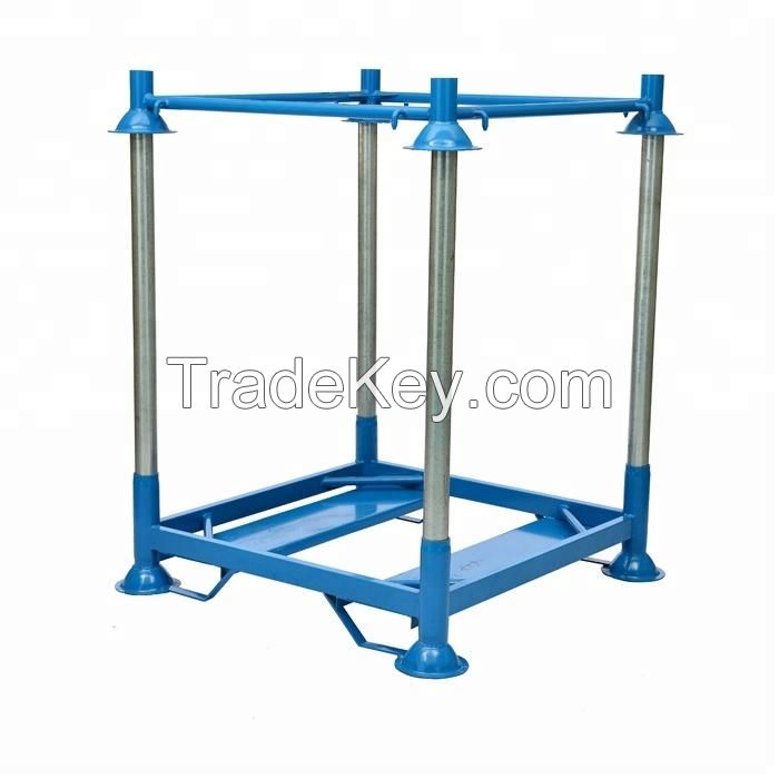 Foldable Collapsible Stacking Stackable Assembly Racks Pallet Stillage Storage Logistic Transportation Tyres Textile Roll