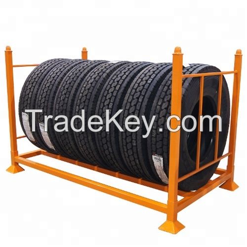 Foldable Collapsible Stacking Stackable Assembly Racks Pallet Stillage Storage Logistic Transportation Tyres Textile Roll